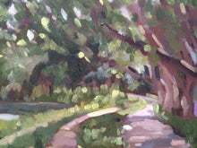 Load image into Gallery viewer, Original plein air Landscape painting on canvas, plein air oil painting impressionist style, home decor, wall art, dorm decoration, home art