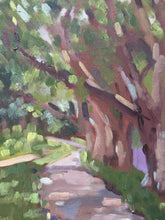 Load image into Gallery viewer, Original plein air Landscape painting on canvas, plein air oil painting impressionist style, home decor, wall art, dorm decoration, home art
