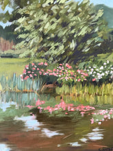 Load image into Gallery viewer, Plein Air Landscape Oil Painting Massachusetts Arnold Arboretum Harvard allaprima original Painting on canvas