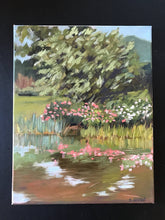 Load image into Gallery viewer, Plein Air Landscape Oil Painting Massachusetts Arnold Arboretum Harvard allaprima original Painting on canvas