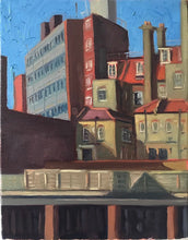 Load image into Gallery viewer, London Cityscape Oil Painting: Finchley Road Plein Air Art (11x14)