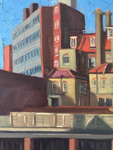 Load image into Gallery viewer, London Cityscape Oil Painting: Finchley Road Plein Air Art (11x14)