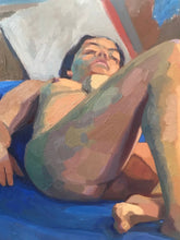 Load image into Gallery viewer, Oil painting on canvas Female figure Oil Painting Allaprima nude painting female body fine art impressionist painting oil on canvas