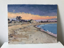 Load image into Gallery viewer, Crane's Beach Sunset Oil Painting: Ipswich, Massachusetts Seascape