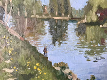 Load image into Gallery viewer, Landscape painting France Parmain L’Isle-Adam Oise original art
