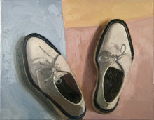 Load image into Gallery viewer, Still Life Painting, Adieu shoes Original Oil Painting, Figurative painting Oil on canvas