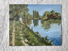 Load image into Gallery viewer, Landscape painting France Parmain L’Isle-Adam Oise original art