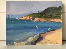 Load image into Gallery viewer, Oil painting Saint Tropez beach plage des salins côte d’azur art