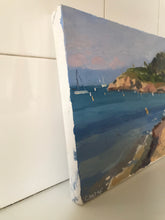 Load image into Gallery viewer, Oil painting Saint Tropez beach plage des salins côte d’azur art