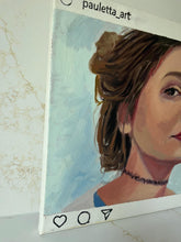 Load image into Gallery viewer, Instagram Portrait Painting: Allaprima Oil on Canvas - @tata_owl