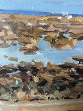 Load image into Gallery viewer, Oil painting Morocco beach, Rabat fishermen sea art