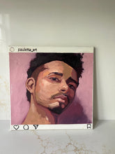 Load image into Gallery viewer, People of Instagram Project Figurative Painting Portrait Allaprima Oil on Canvas Original Art @selpatskram FREE USA SHIPPING