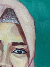 Load image into Gallery viewer, People of Instagram Project Figurative Painting Portrait Allaprima Oil on Canvas Original Art @ananrahma FREE USA SHIPPING