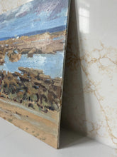 Load image into Gallery viewer, Oil painting Morocco beach, Rabat fishermen sea art