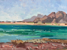 Load image into Gallery viewer, Oil painting of beach Egypt, Sinai, Red Sea summer allaprima painting