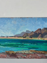 Load image into Gallery viewer, Oil painting of beach Egypt, Sinai, Red Sea summer allaprima painting