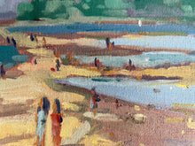 Load image into Gallery viewer, Acadia Bar Harbor Beach Oil Painting on Canvas