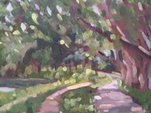 Load image into Gallery viewer, Original plein air Landscape painting on canvas, plein air oil painting impressionist style, home decor, wall art, dorm decoration, home art