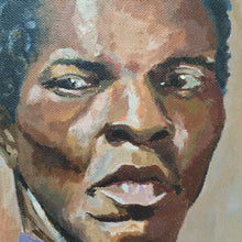 Load image into Gallery viewer, Male Portrait, Original Acrylic Painting on Canvas, figurative painting, one of a kind original male portrait painting