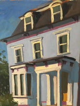 Load image into Gallery viewer, Fall Landscape Painting, House Oil Painting Plein Air, Home decoration, Original Oil on Canvas, Figurative landscape painting allaprima