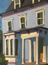 Load image into Gallery viewer, Fall Landscape Painting, House Oil Painting Plein Air, Home decoration, Original Oil on Canvas, Figurative landscape painting allaprima