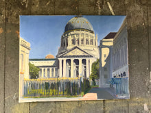 Load image into Gallery viewer, Original painting San Francisco City Hall Painting Plein Air Painting Oil on Canvas Allaprima Cityscape figurative Fine Art Free US delivery