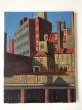 Load image into Gallery viewer, London Cityscape Painting Landscape allaprima Original Oil Painting on canvas Figurative art London