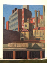 Load image into Gallery viewer, London Cityscape Painting Landscape allaprima Original Oil Painting on canvas Figurative art London