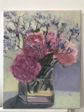 Load image into Gallery viewer, Figurative art Peones Flower Painting Oil on Canvas floral art original art impressionist painting Still life