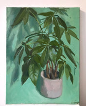 Load image into Gallery viewer, Pachira Aquatics Oil Painting on Canvas Still Life Plant