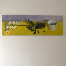Load image into Gallery viewer, Orchid Flower Painting Original Oil painting on canvas