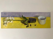 Load image into Gallery viewer, Orchid Flower Painting Original Oil painting on canvas