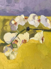 Load image into Gallery viewer, Orchid Flower Painting Original Oil painting on canvas