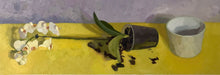 Load image into Gallery viewer, Orchid Flower Painting Original Oil painting on canvas