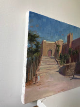 Load image into Gallery viewer, Oil Painting Morocco Rabat Kasbah Oudeyas original painting on canvas moroccan landscape painting