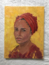 Load image into Gallery viewer, Portrait painting Zadie Smith original oil painting on canvas french author portraiture female portrait