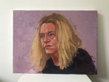 Load image into Gallery viewer, Female Portrait painting Virginie Despentes original oil painting on canvas