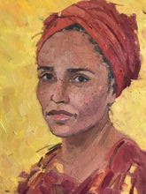 Load image into Gallery viewer, Portrait painting Zadie Smith original oil painting on canvas french author portraiture female portrait