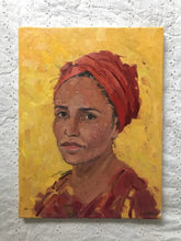 Load image into Gallery viewer, Portrait painting Zadie Smith original oil painting on canvas french author portraiture female portrait