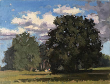 Load image into Gallery viewer, Hampstead Heath painting Original art landscape painting London park