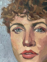 Load image into Gallery viewer, Allaprima portrait painting oil on canvas female portrait figurative art Annie Mac portrait