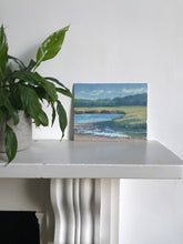 Load image into Gallery viewer, Landscape painting Ipswich Salt Marsh Massachusetts Plein Air Painting Oil on Canvas Original Art allaprima Landscape