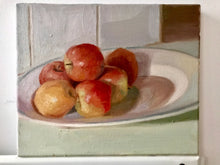 Load image into Gallery viewer, Still Life Painting, Kent apples Original Oil Painting, Figurative painting Oil on canvas, fruit art