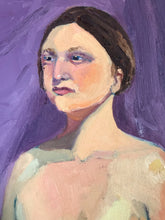 Load image into Gallery viewer, Female Figure painting, Figurative Original Oil on Canvas female nude, woman figure, life painting
