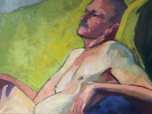 Load image into Gallery viewer, Original Male Portrait Oil Painting: Bright Colors, Allaprima Art (20x24)
