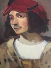 Load image into Gallery viewer, Titian Oil Painting reproduction Oil on Canvas Young Man Portrait Renaissance Male Art Figurative Art Free US Delivery
