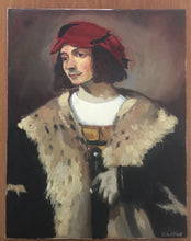 Load image into Gallery viewer, Titian Oil Painting reproduction Oil on Canvas Young Man Portrait Renaissance Male Art Figurative Art Free US Delivery
