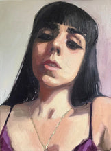 Load image into Gallery viewer, Original Art Painting on canvas Allaprima oil portrait female portraiture
