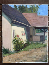 Load image into Gallery viewer, Original Oil Painting: French Country Home, Val d'Oise Landscape, 11x14
