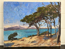 Load image into Gallery viewer, Landscape Sardinia painting Oil painting on canvas Mediterranean Sea Italian art
